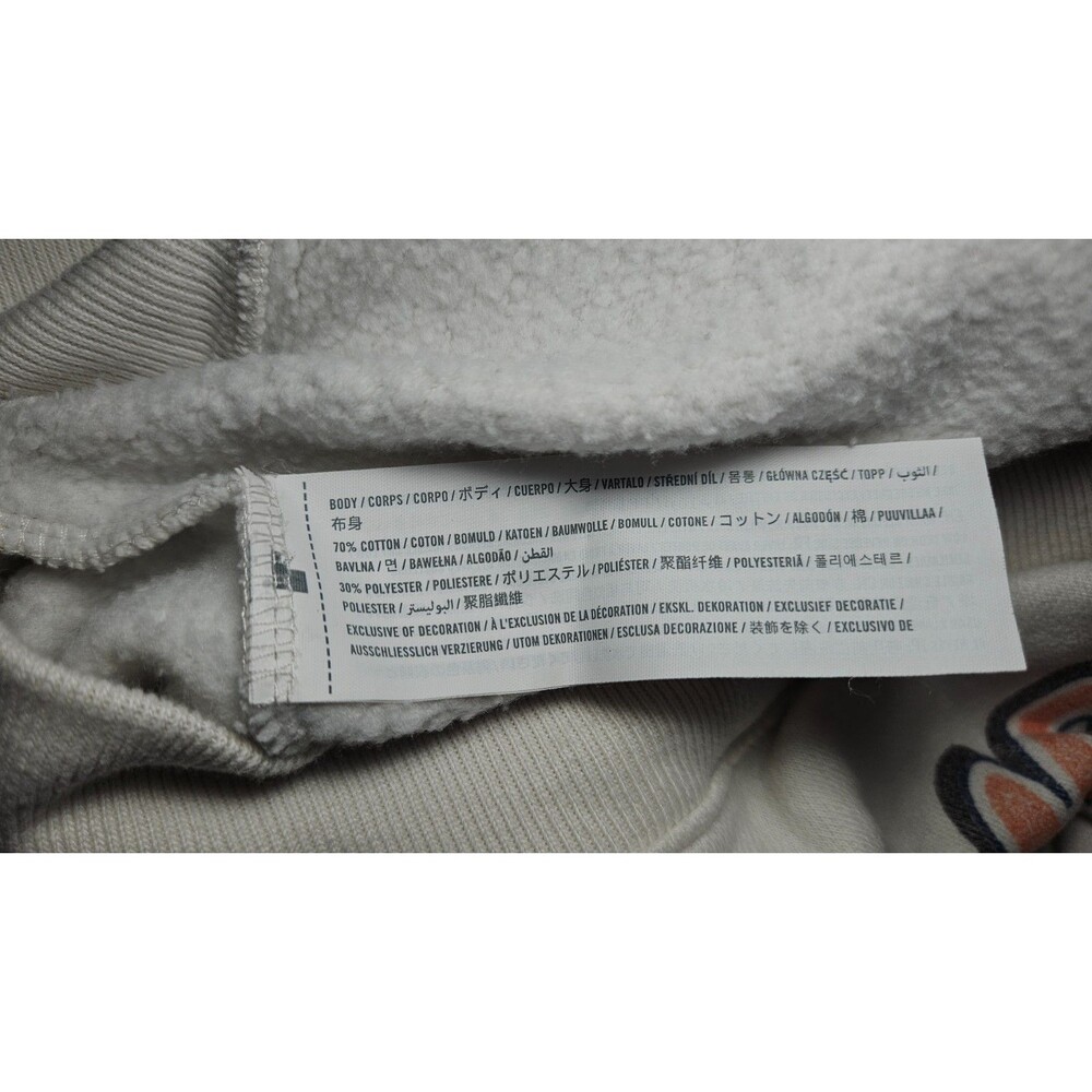 Hollister Florida Gators Football Sweatshirt Adult Medium White Print Boxy Fit - Picture 7 of 7